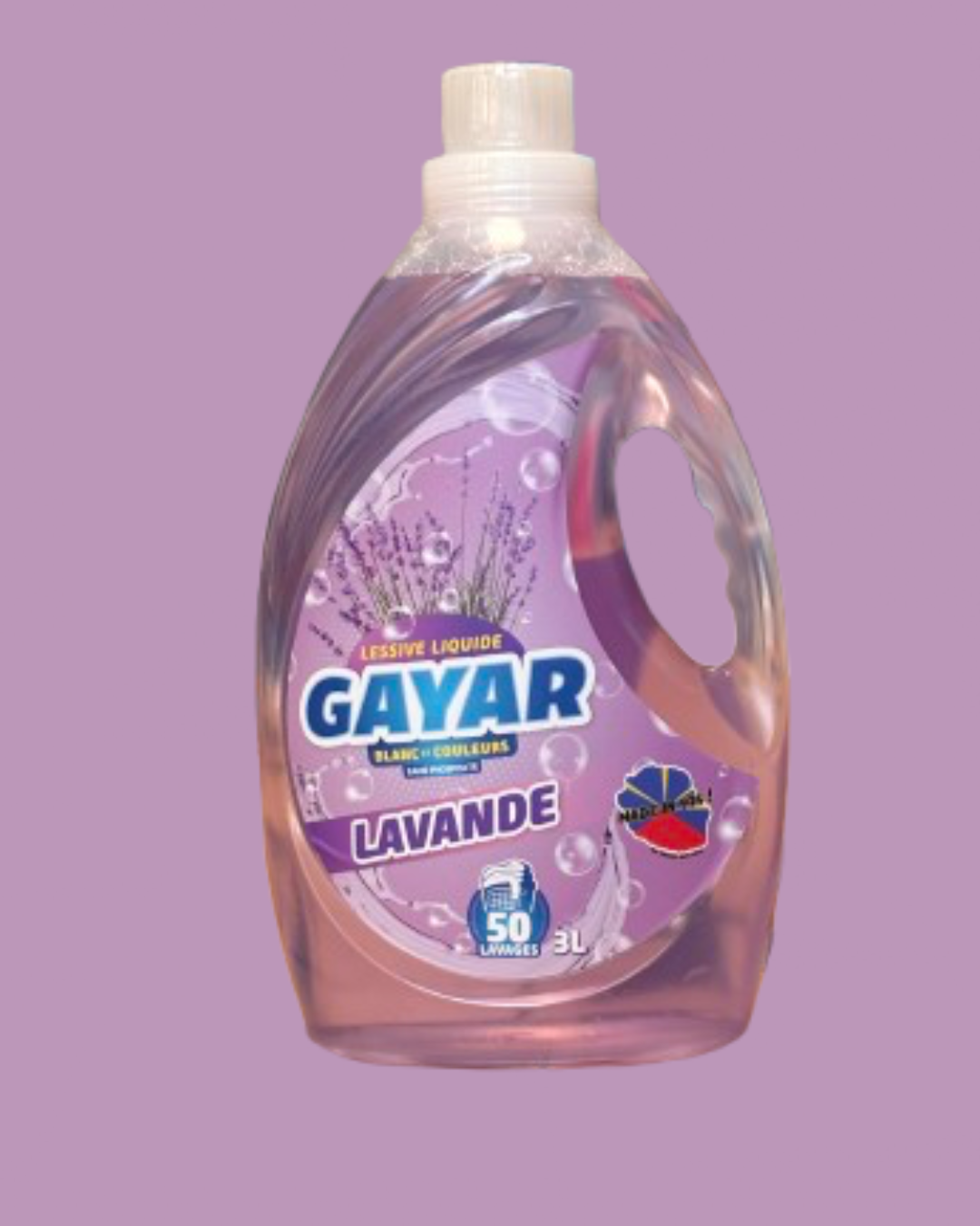 En savoir plus sur la composition de la lessive lavande